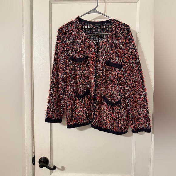 Ann Taylor Lady Jacket Cardigan Sz Large - Picture 3 of 7